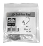 Female Elbow 45 1/8'' Ss (Pack Of 1)