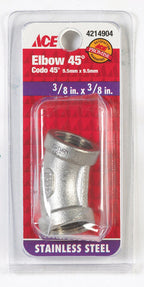 Female Elbow 45 3/8'' Ss (Pack Of 1)