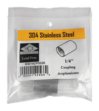 Female Coupling 1/4'' Ss (Pack Of 1)