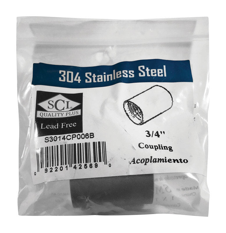 Female Coupling 3/4'' Ss (Pack Of 1)