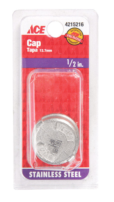 Pipe Cap 1/2'' Ss (Pack Of 1)