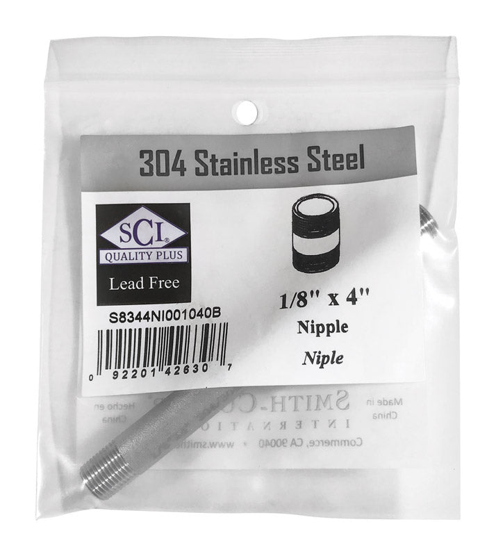 Nipple Ss 1/8'' X 4'' (Pack Of 1)