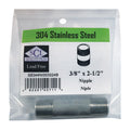 Nipple Ss 3/8'' X 2.5'' (Pack Of 1)