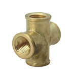 Pipe Cross 1/4''Fpt Lf (Pack Of 1)