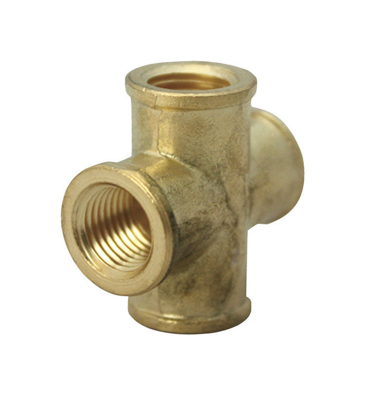 Pipe Cross 1/4''Fpt Lf (Pack Of 1)