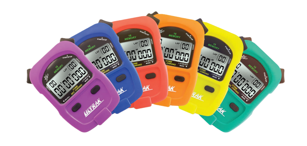 ULTRAK 460 Set - Rainbow set of six stopwatches