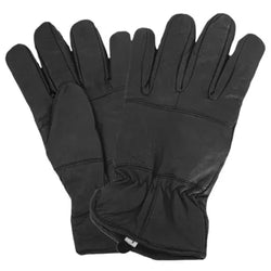 Insulated All Leather Police Glove - Black Xl
