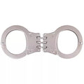 Detective Double-Lock Handcuffs With 3 Hinges - Nickel