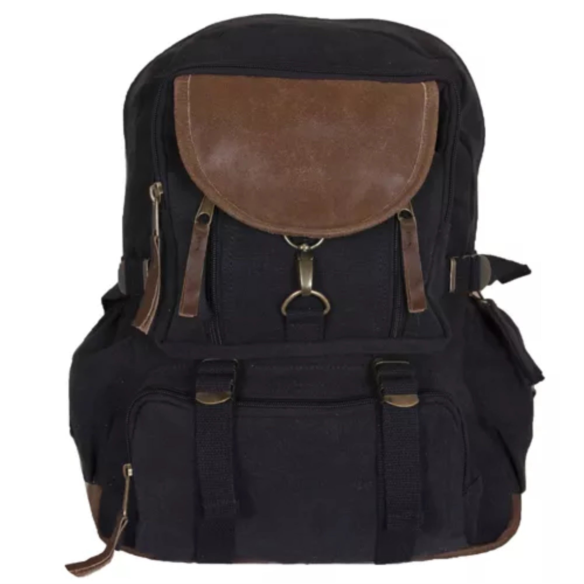 Retro Parisian City Daypack - Black