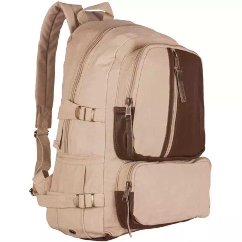 Retro Vintage Airman'S Rucksack - Khaki