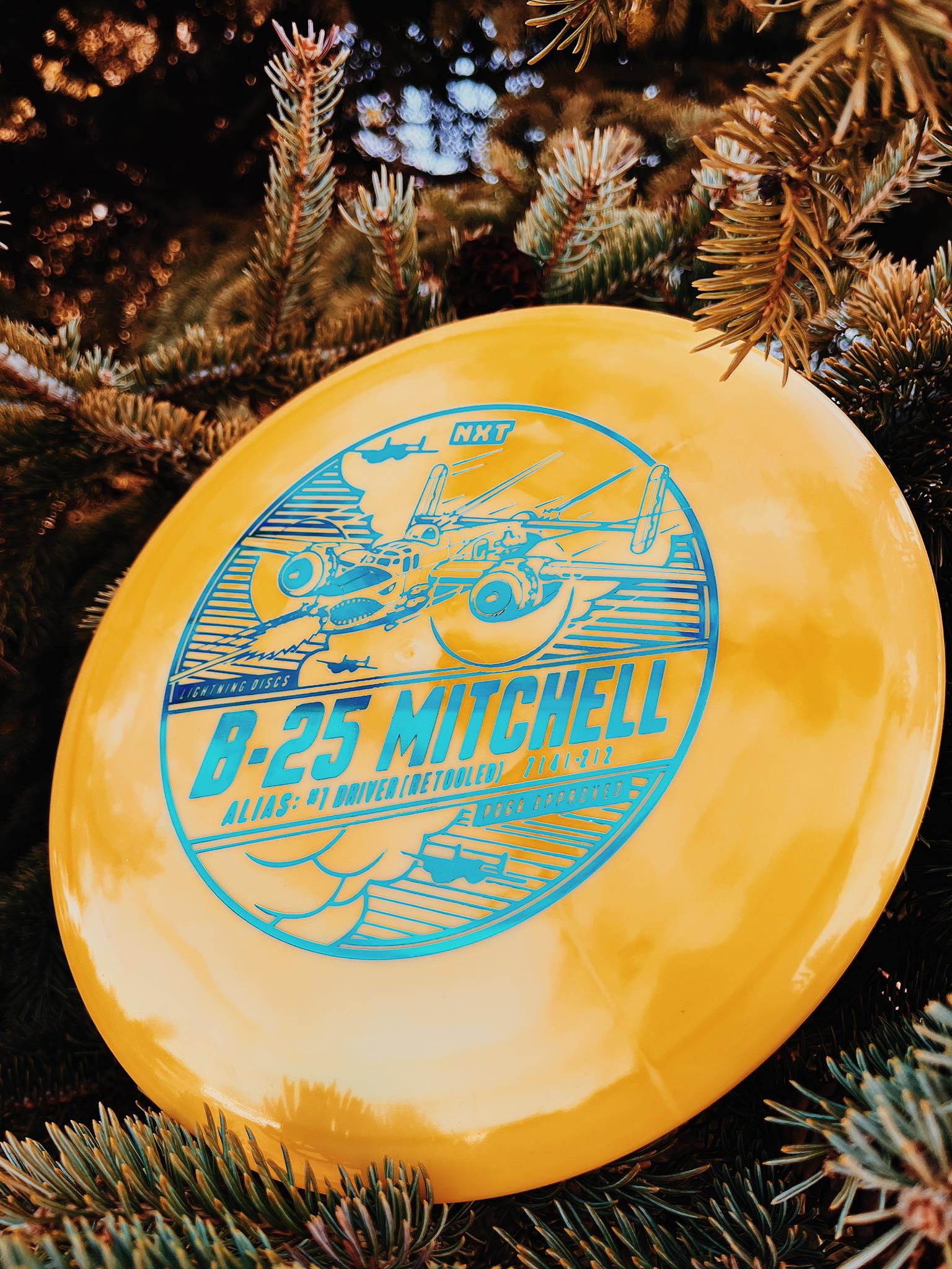 Lightning NXT B-25 Mitchell #1 Driver [Retool] Fairway Driver Golf Disc