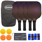 Pickleball Paddle Black – Lightweight Grip