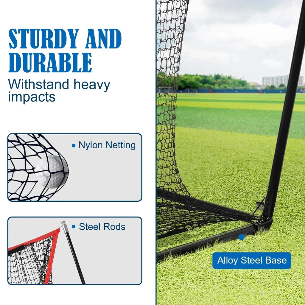 SwingRex Heavy Duty Golf Net for Real Golf Balls – Backyard Practice Net