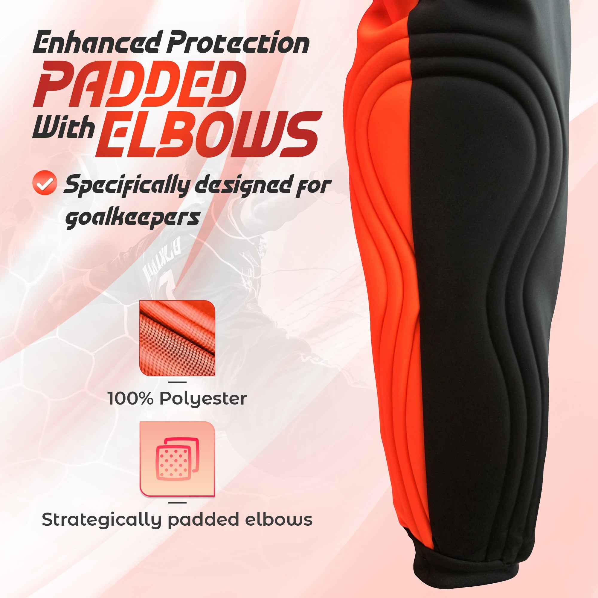 Vallejo Goalkeeper Jersey - Orange/Black - Vizari Sports