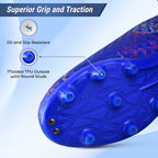 Zodiac JR. Firm Ground Soccer Shoes -Blue - Vizari Sports