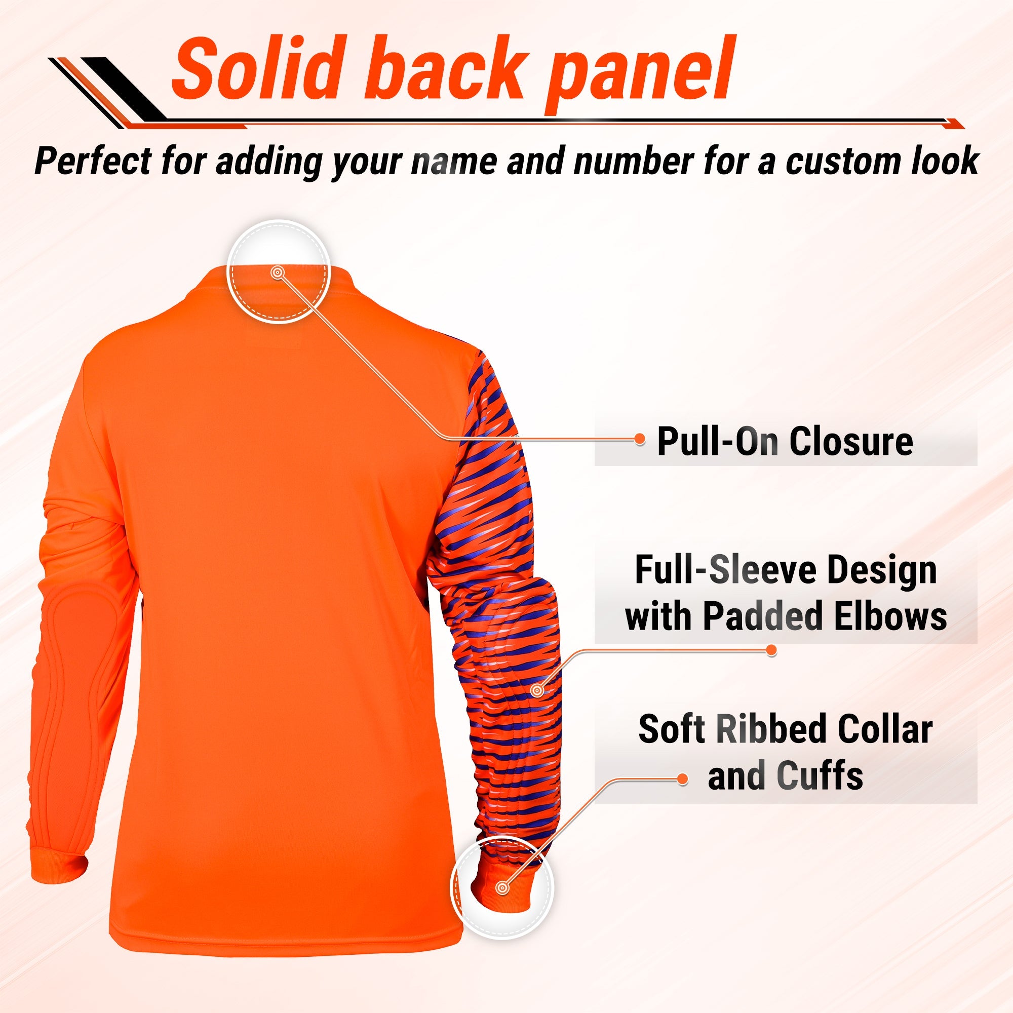 Vizari Portola Goalkeeper Jersey – Orange/Royal/Silver