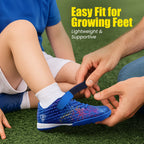 Vizari Zodiac Velcro Junior Turf Soccer Shoes – Blue
