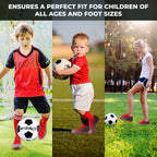 Vizari Bolt Youth Firm Ground Soccer Cleats – Red/Black/Silver
