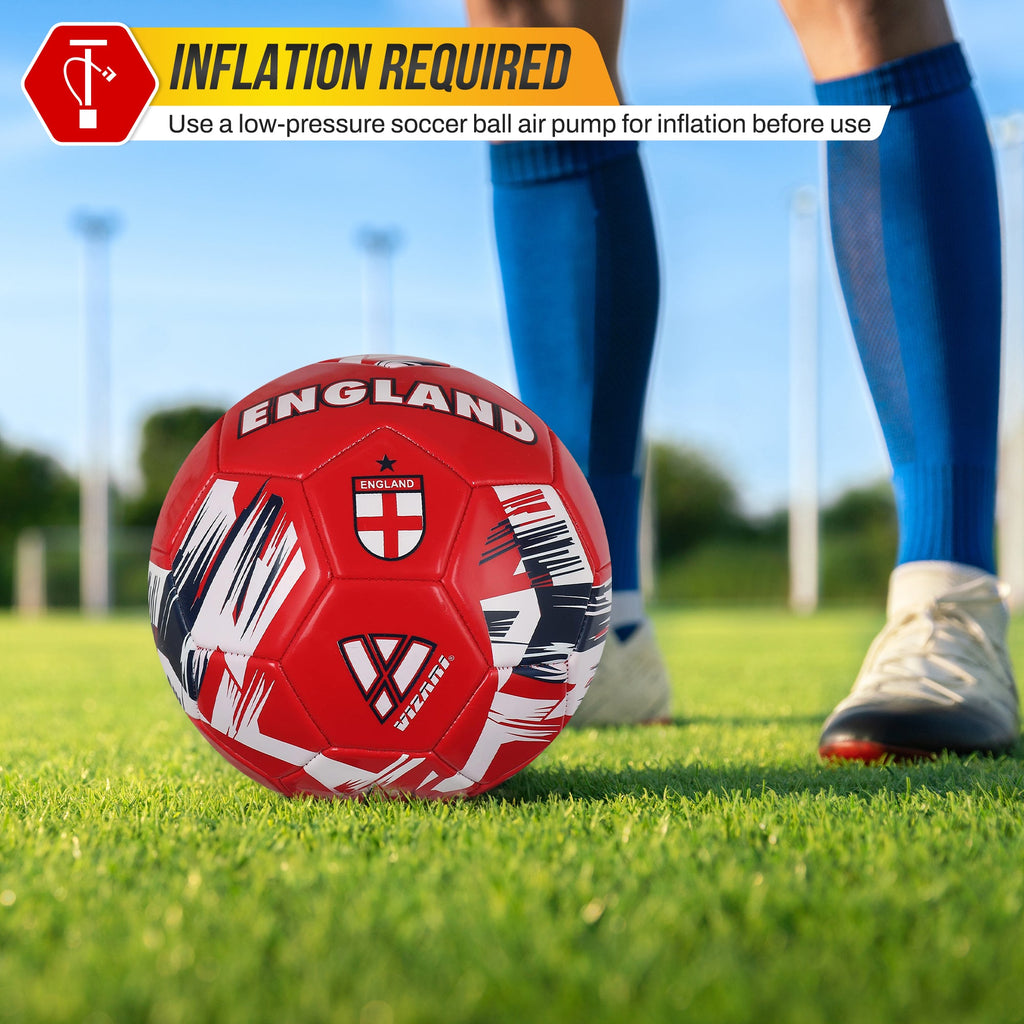 Vizari National Team Soccer Balls – England Red