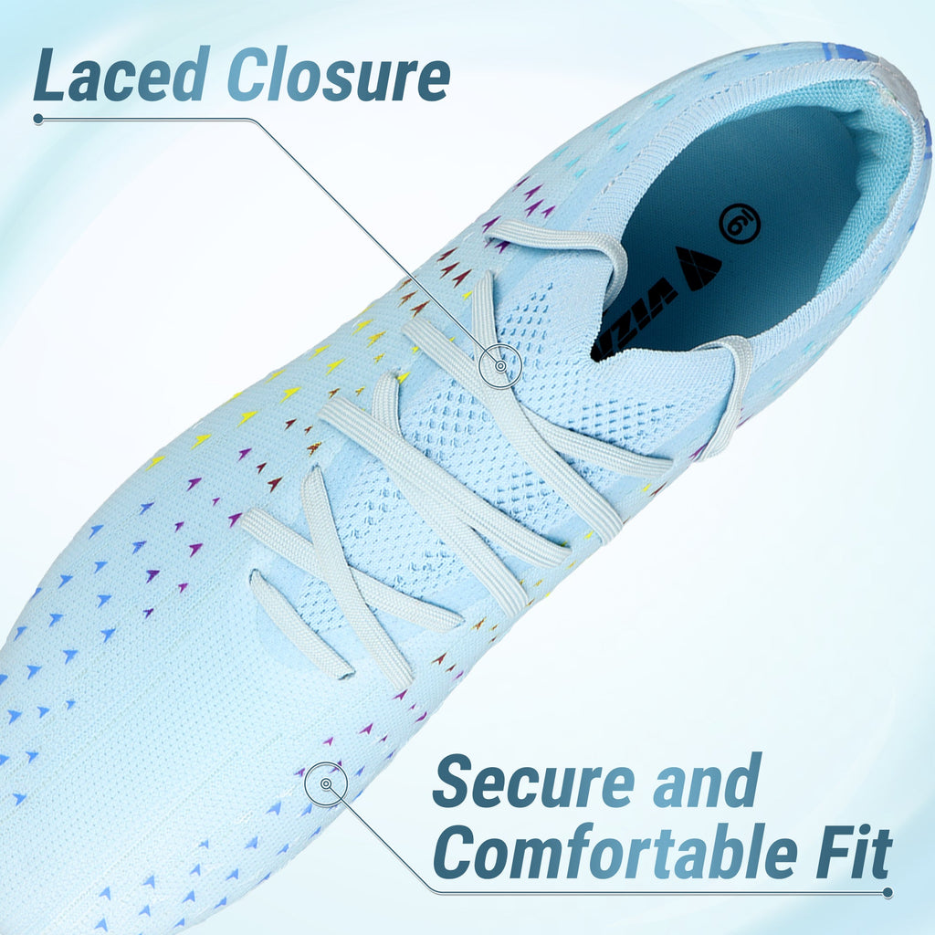Tioga Adult Firm Ground Soccer Cleats - Blue - Vizari Sports