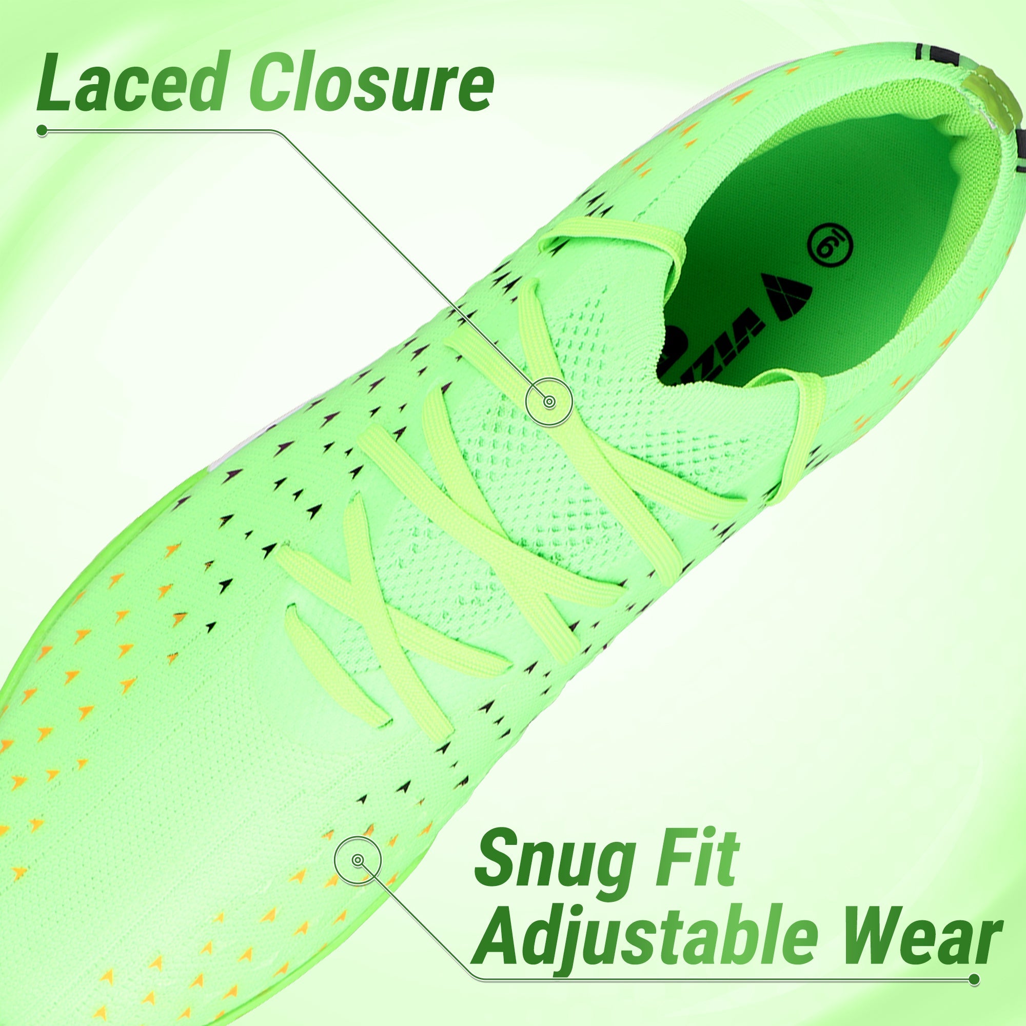 Vizari Tioga Adult Turf Soccer Cleats – Lime