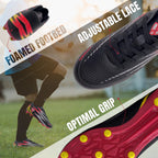 Bodega Junior Firm Ground Soccer Cleats - Black - Vizari Sports