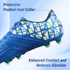 Pismo Junior Firm Ground Soccer Cleats - Blue - Vizari Sports