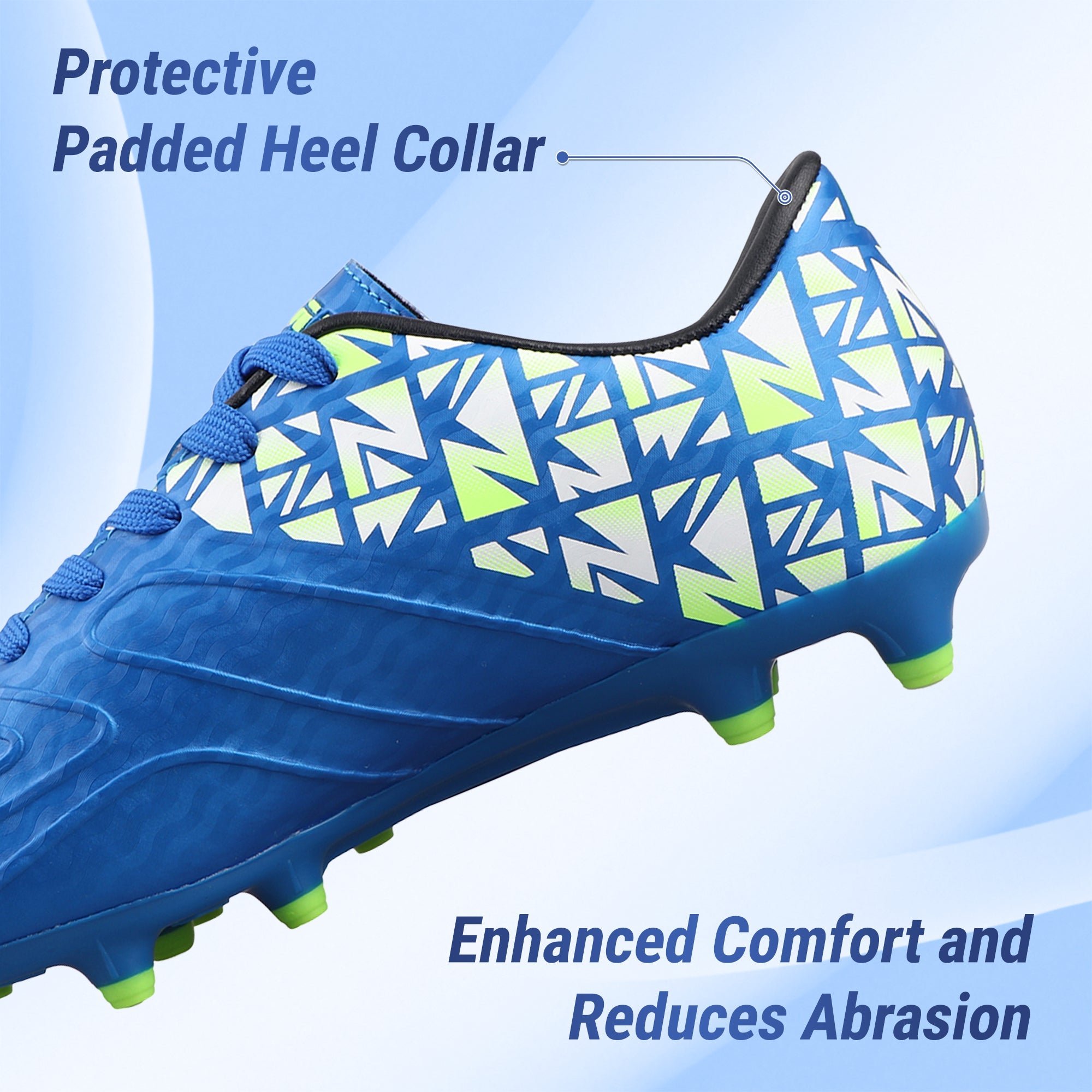 Pismo Junior Firm Ground Soccer Cleats - Blue - Vizari Sports