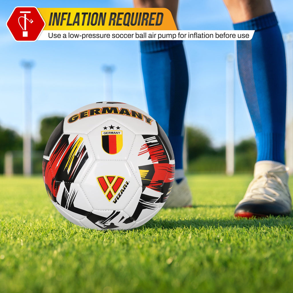 Vizari Mini National Team Soccer Balls – Germany White