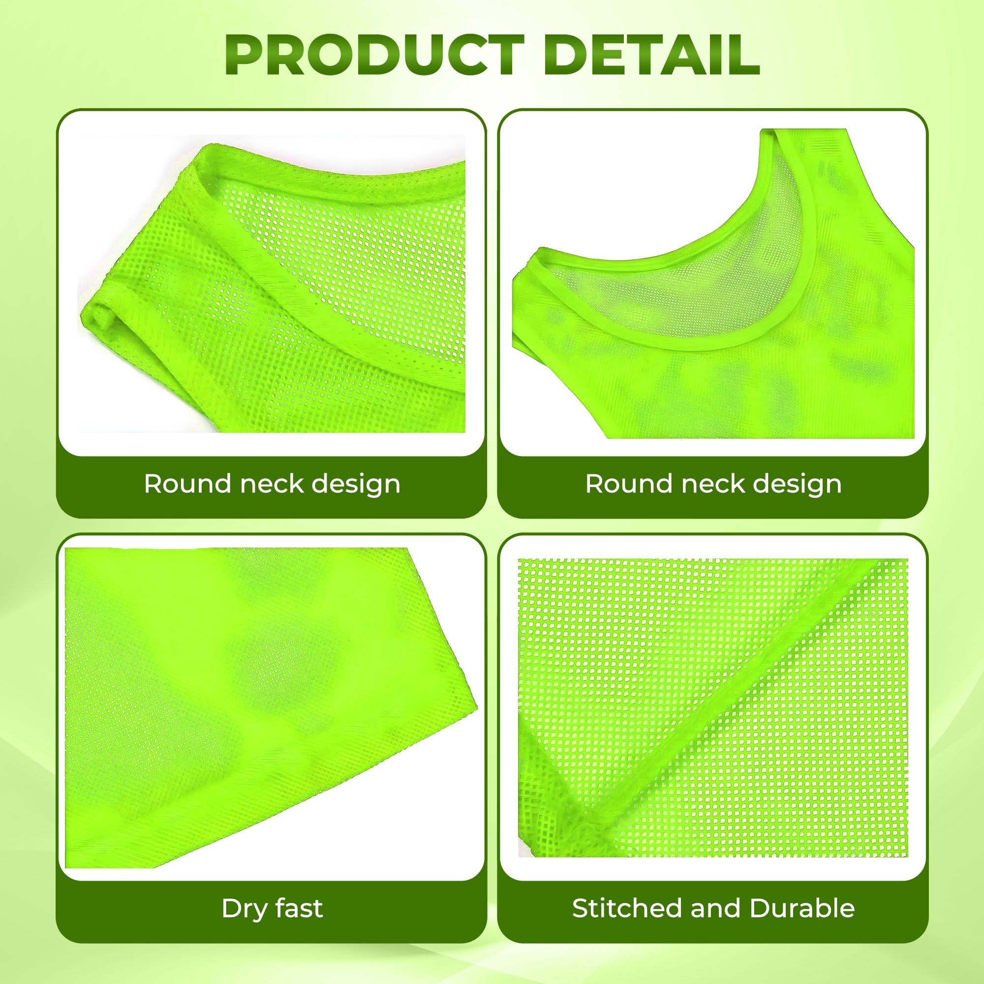 Scrimmage Vest-Green - Vizari Sports