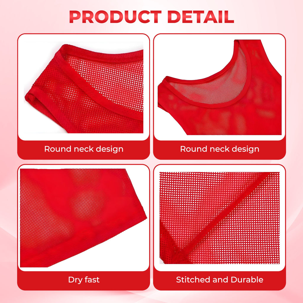 Scrimmage Vest-Red - Vizari Sports