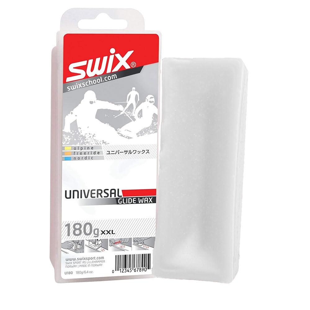 Swix Universal Ski/Snowboard Glide Wax, 180G, One Size (U180)