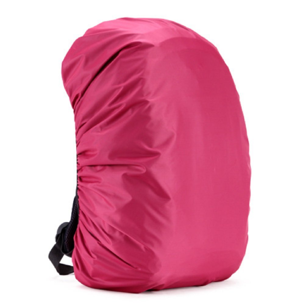 Silfrae Waterproof Rucksack Cover Backpack Rain Cover 30L-100L for Travel Climbing Hiking (Pink, 40L-50L)