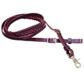 Weaver Equine Latigo Leather 3-Plait Roper Rein, 5/8 x 7
