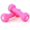 Kakss Neoprene Dumbbells sets for Gym Exercise (Proudly Made in India) (5+5=10 kg Pink)