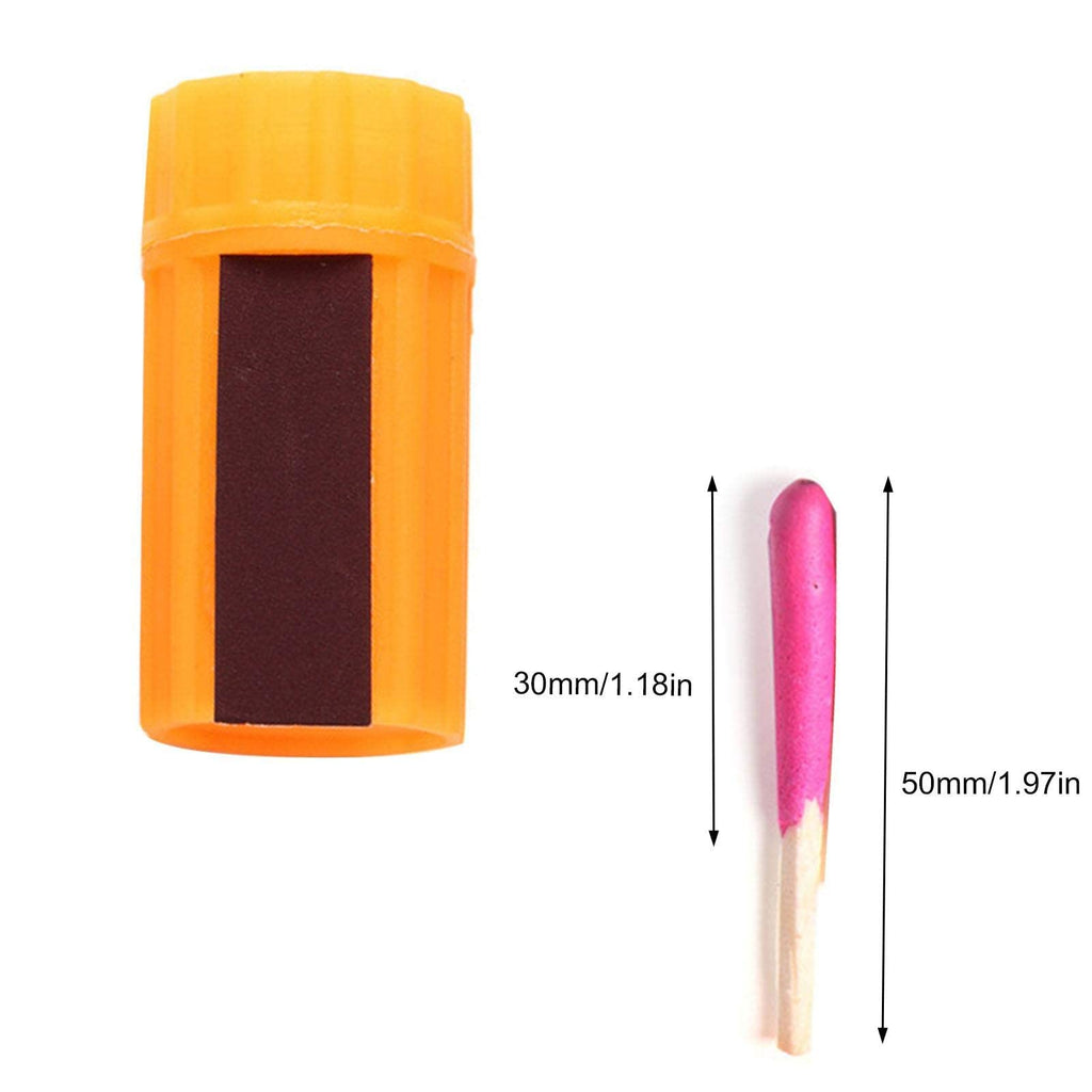Waterproof Matches Survival Kit, Stormproof With Case, 20Pcs Fire Starter, Emergencys Starter For Hiking Camping Outdoor (60Pcs)