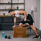 Yes4All 3 In 1 Wooden Plyo Box, Plyometric Box For Home Gym And Outdoor Workouts - Moss Brown - 16 X 14 X 12