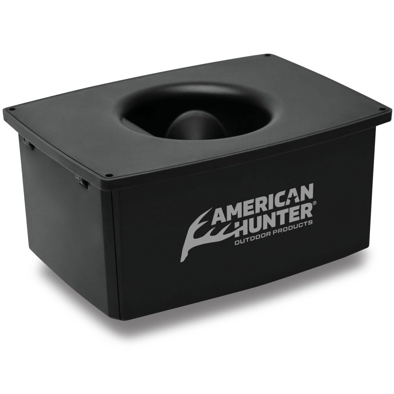American Hunter 50 Lb Hanging Feeder | Hunting Durable Lightweight Camo Metal Game Feeder With Automatic Delivery System | With
