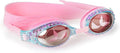 Bling 2O Girls Swim Goggles for Kids - Pink Mermaid Design, Anti-Fog UV Protection Lenses, Adjustable Strap, Leakproof Comfortab