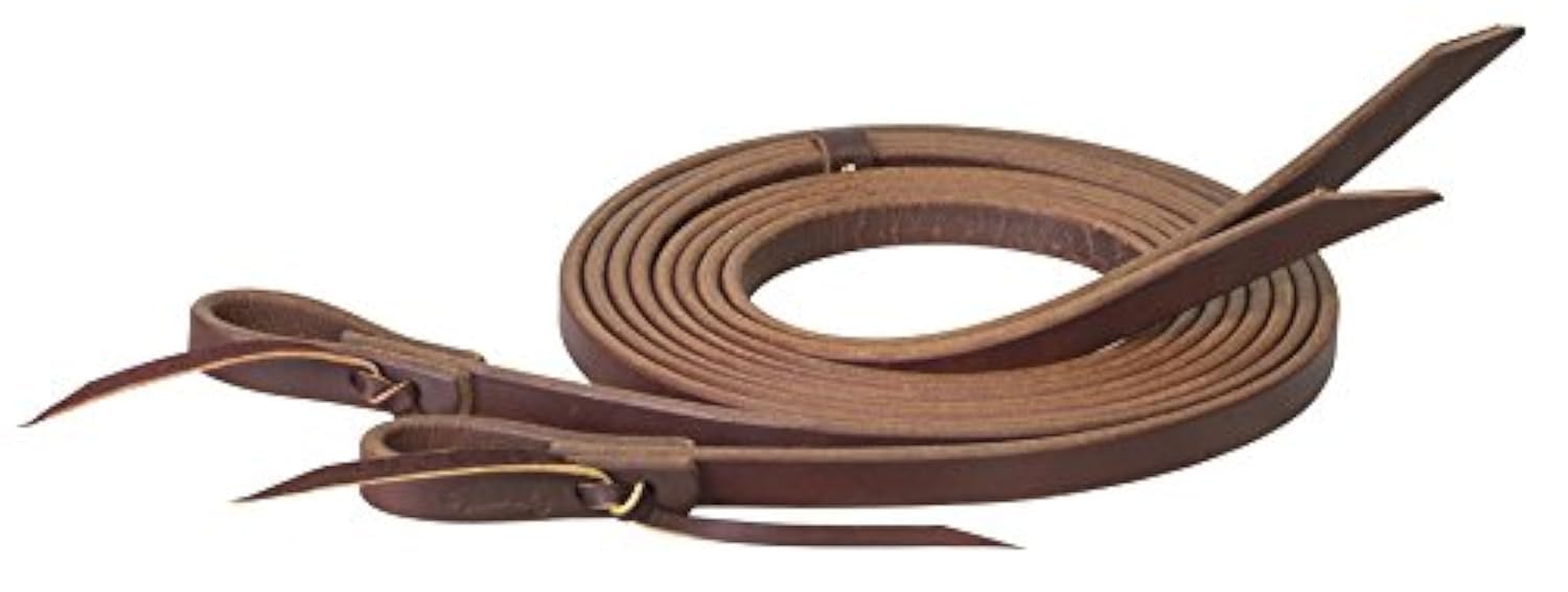 Weaver Leather Working Tack Extra Heavy Harness Split Reins, 5/8'' X 7' Golden Chestnut