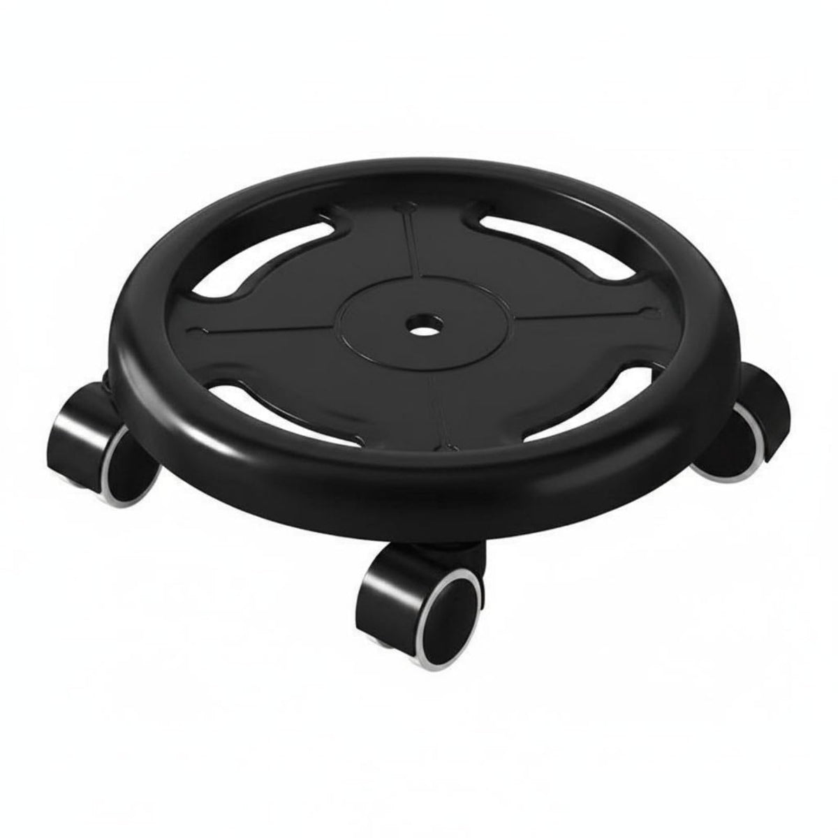 Club BollywoodHushed 4 Wheel Ab Roller Quiet Use Ab Roller Wheel Effortless Rolling MidSection Training Slider Stable Support f