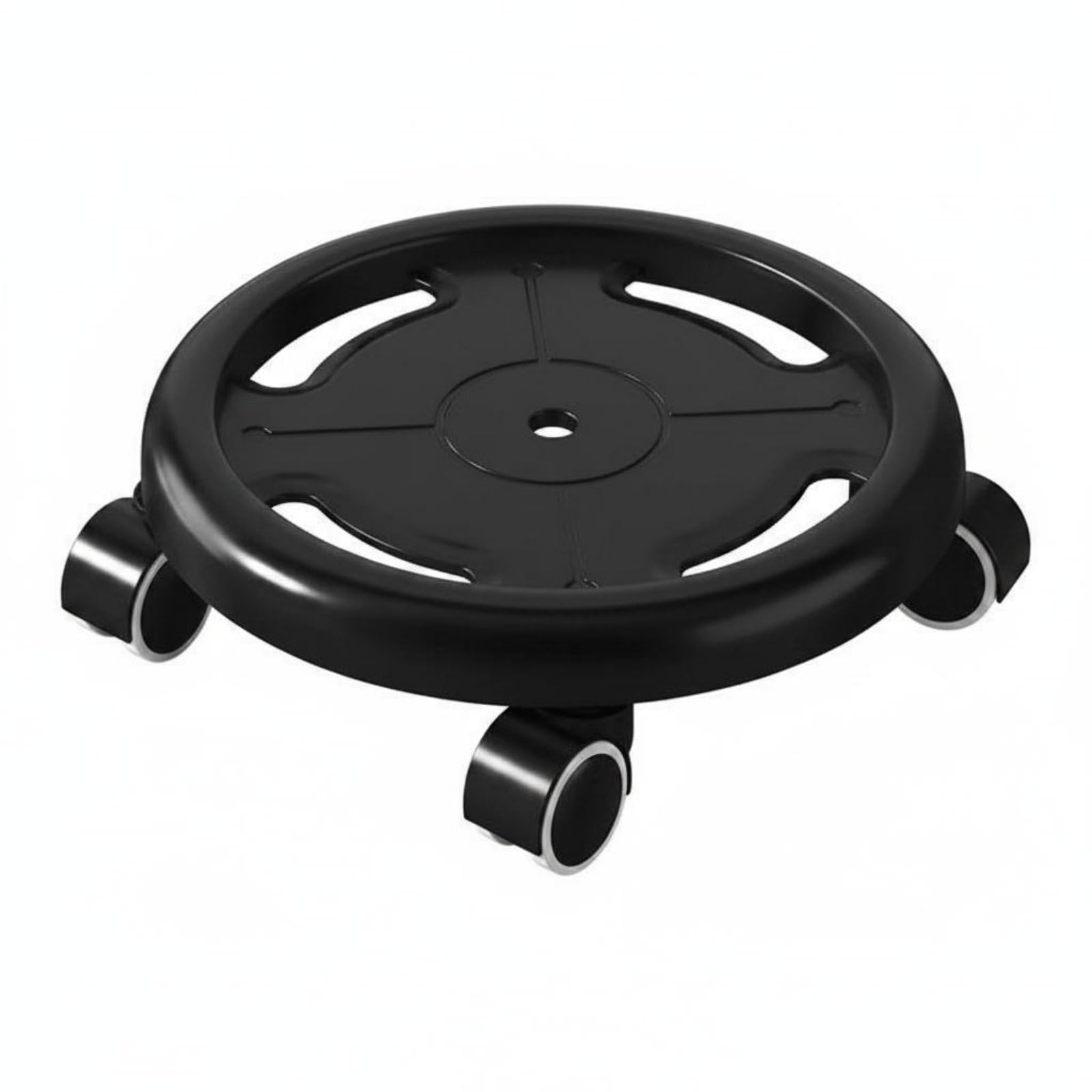 Enakshi Hushed 4 Wheel Ab Roller Quiet Use Ab Roller Wheel Effortless Rolling MidSection Training Slider Stable Support for Men