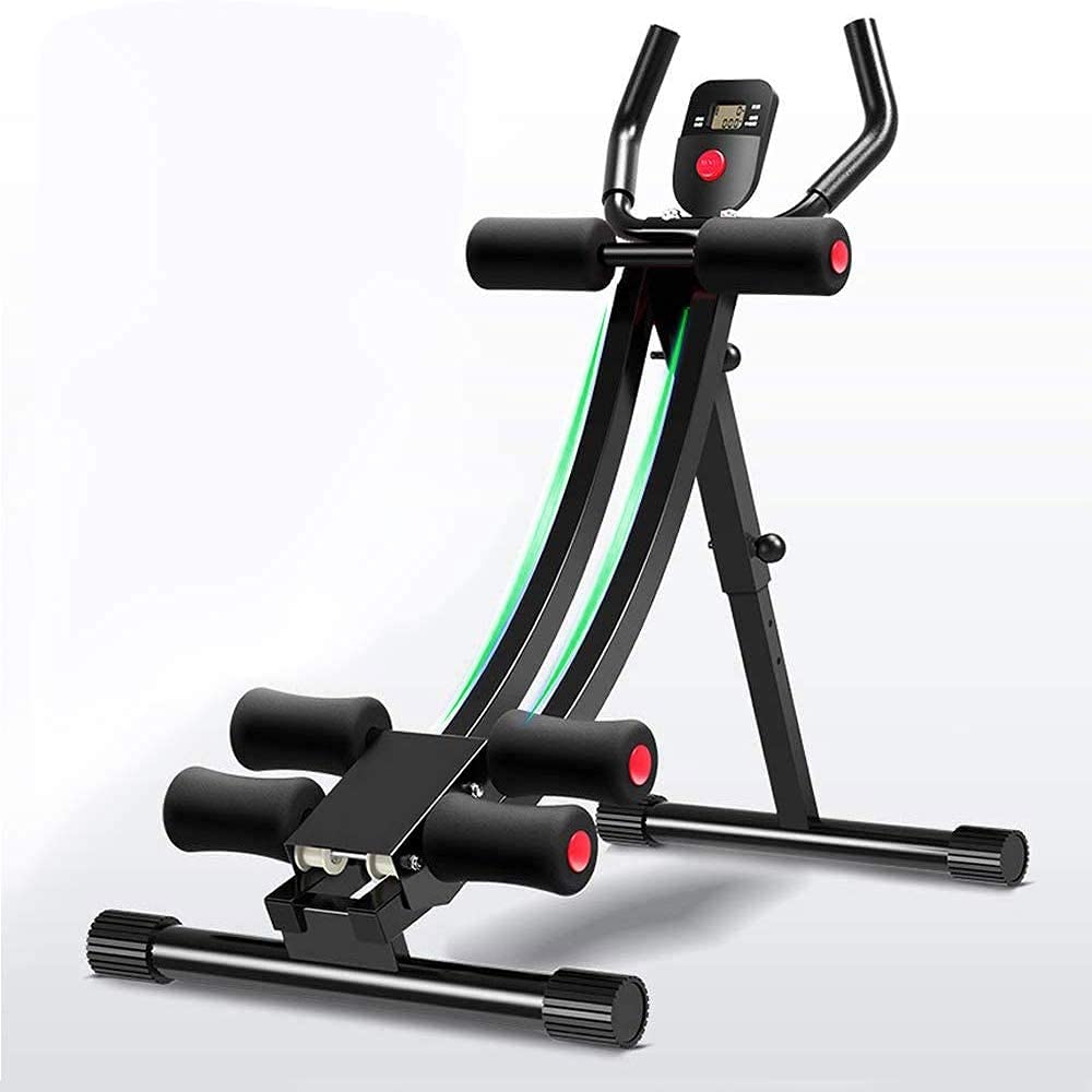 Fitlaya Fitness Core & Abdominal Trainers Ab Workout Machine Home Gym Strength Training Ab Cruncher Foldable Fitness Equipment (