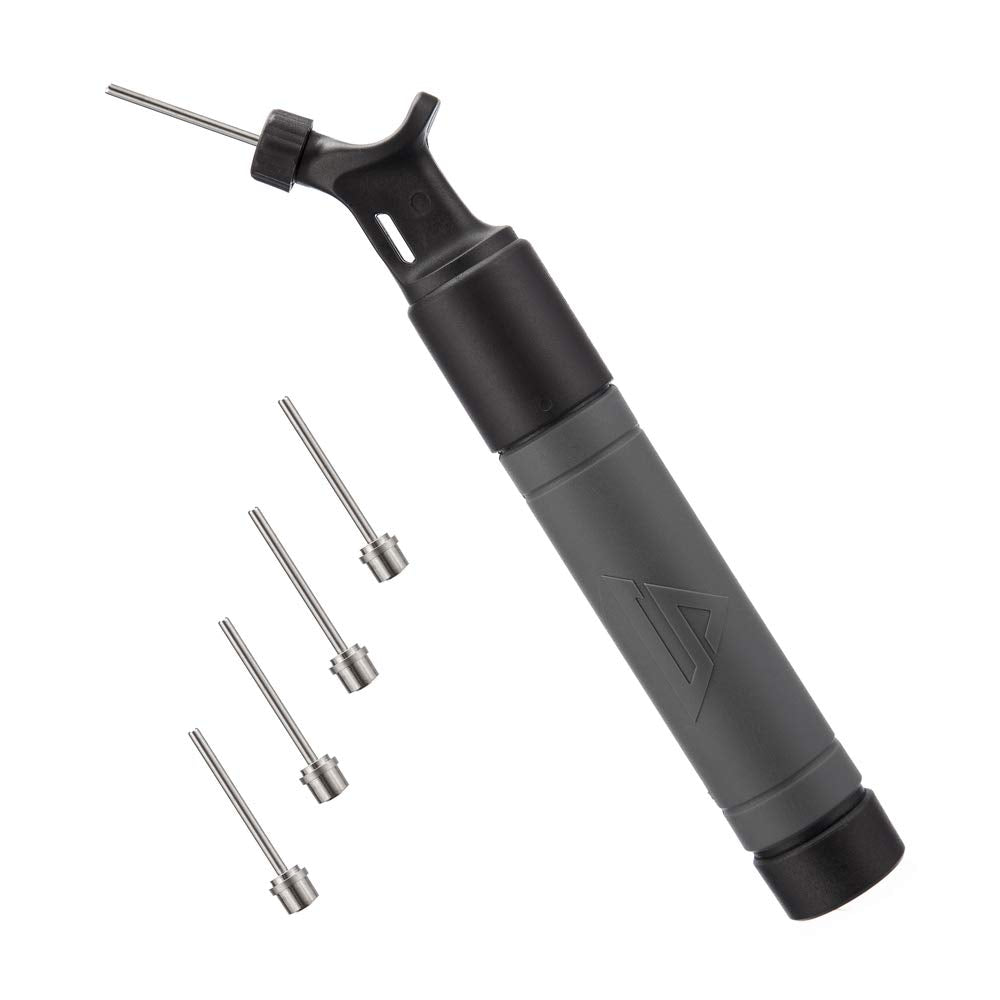 Sports Stable Ball Pump With 5 Needles Push And Pull Inflation Device For Your Basketball, Football, Soccer Ball, Volleyball, An