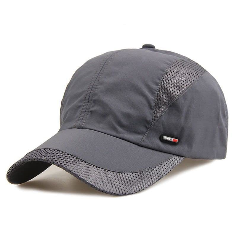 Alexvyan Breathable Net Men Sun Visor Cap Baseball Adjustable Sport Summer Caps For Golf Tennis Cricket Cycling Running Gym Cap