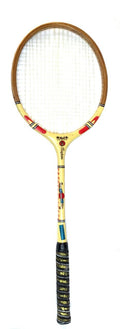 Ball Badminton Wooden Racket Raja Super