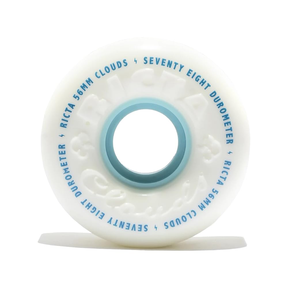 Ricta 56Mm Clouds White 78A Skateboard Wheels - White