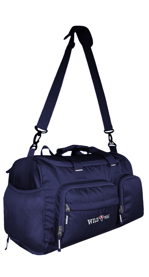 45L Flexforce: AllInOne Gym Bag, Duffel Bag, Rucksack, Travel Bag, Sports Bag (Blue)