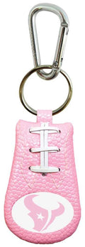 Nfl Houston Texans Pink Football Keychain