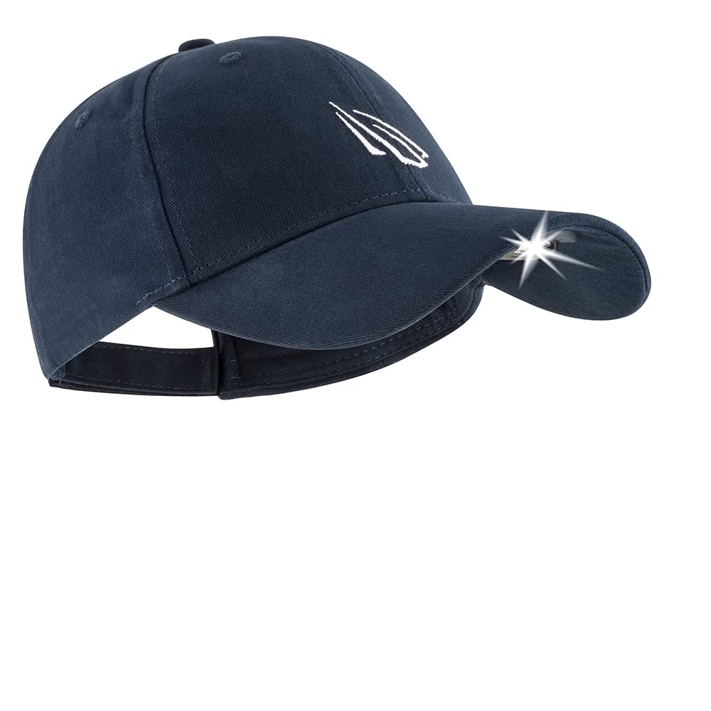 LED Hat Light - POWERCAP 3.0 USB Rechargeable Baseball Cap with Light Built in - LED Cap Visor Light with Bright Headlight and I